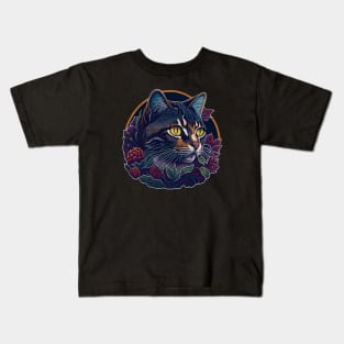 Cat Breed - American Shorthair Kids T-Shirt